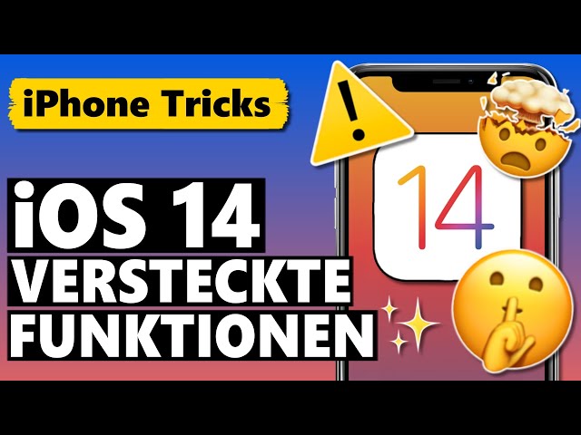 iOS 14 – VERSTECKTE Funktionen die du UNBEDINGT kennen solltest 🤫🤯⚠️ (Teil 1)
