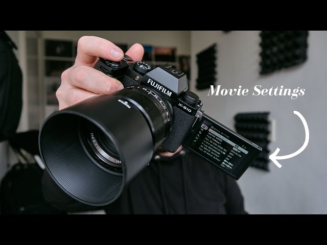 Fujifilm X-S10 Movie Settings for “best quality”