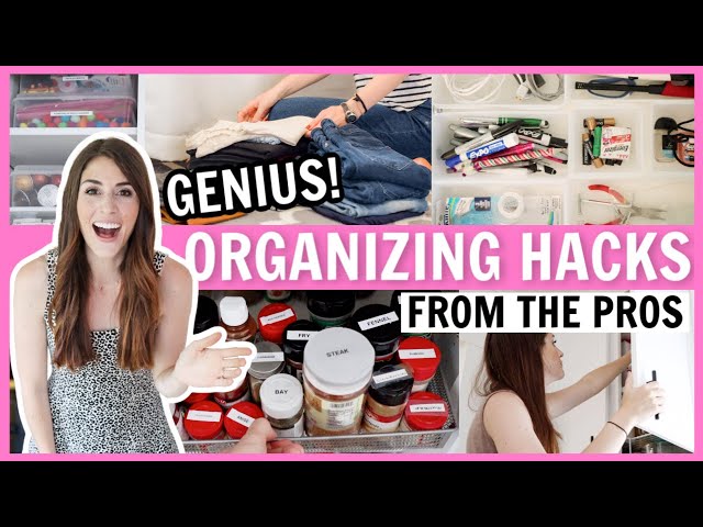 8 Organization Hacks from Professional Organizers THAT REALLY WORK | Organize With Me