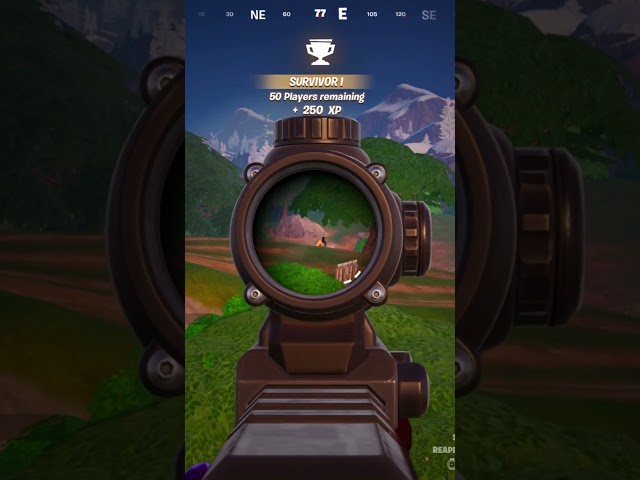I Hit a Crazy Snipe in Fortnite! (150 Meters)
