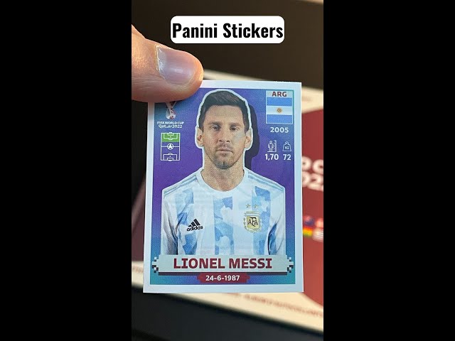 I Found Messi!! #shorts #messi #argentina #paninistickers