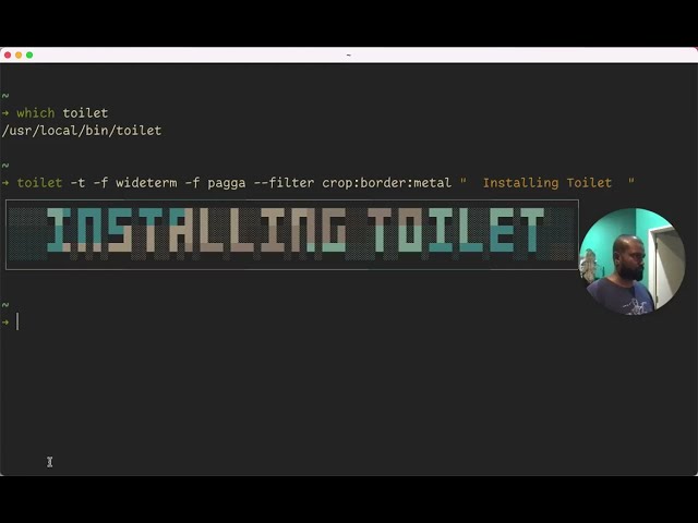 Installing Toilet on macOS with brew