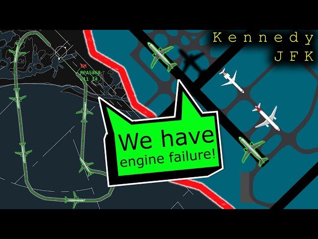 [REAL ATC] Brickyard E170 has ENGINE FAILURE after takeoff | Returns to JFK