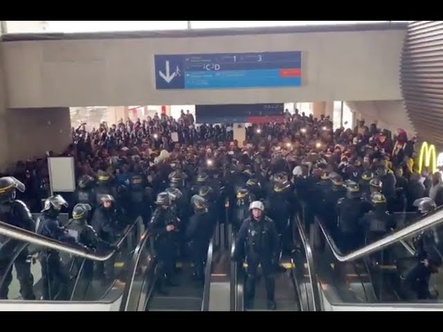 Hundreds of Illegal Migrants Shut Down Paris Airport!!!