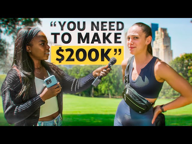 How Much You Need To Live In New York City | NYC Money Street Interviews