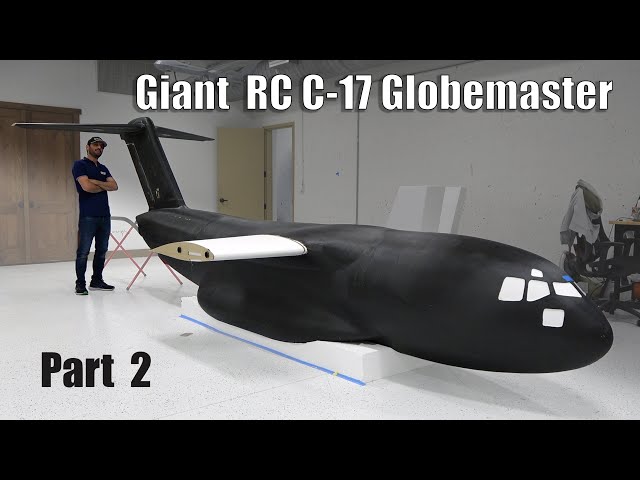 BUILDING A GIANT 6 meters RC C-17 Globemaster/ Part 2