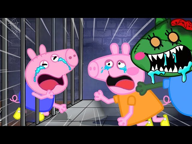 GEORGE PIG RUN NOW ...?!!  Zombie Monster Kidnaps Peppa || Peppa Pig Funny Animation