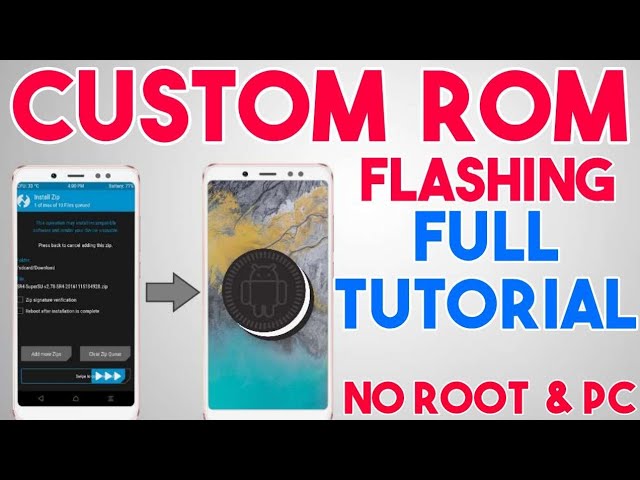 How to Flash Custom ROM on Android without PC & Root | Install Any ROM like Lineage OS | In Hindi