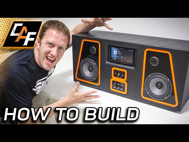 How to Make: STEREO BOOMBOX! I turned OLD Audio Gear into a sound system!