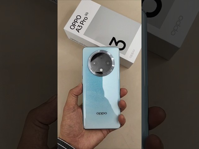 OPPO A3Pro Light Blue Hands On, The nice looking phone can also be a durable phone. #oppoa3pro #oppo