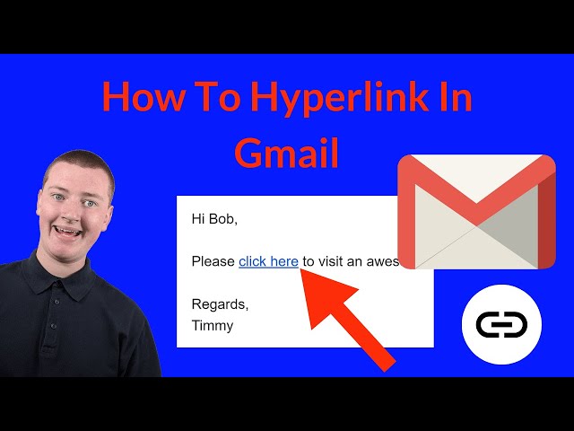 How To Hyperlink In Gmail