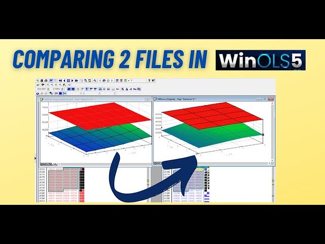 comparing two file in WinOLS software