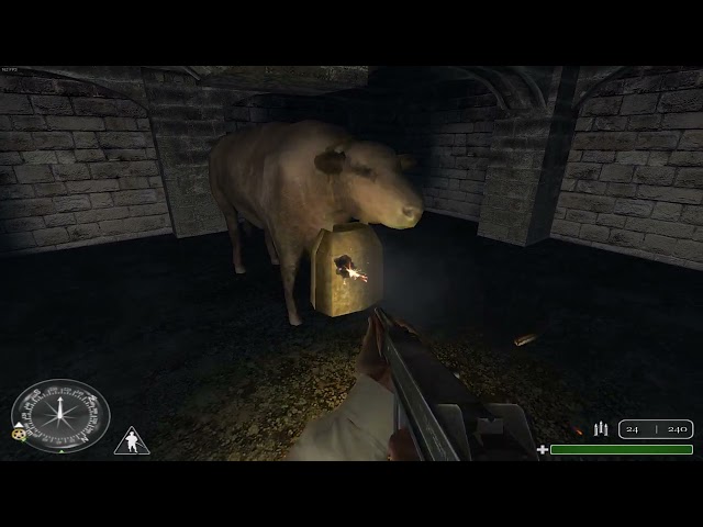 Giant Cow Easter Egg in Call of Duty