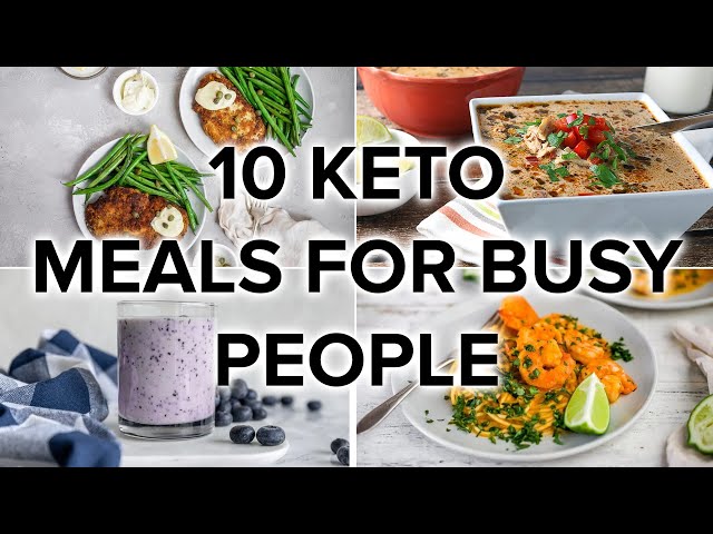 10 Keto Dishes for Busy People [Fast, Tasty, Low-Carb Recipes]