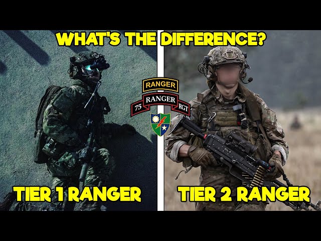 WHAT SEPARATES A TIER ONE RANGER FROM A TIER TWO RANGER? (U.S. ARMY RANGERS VS. RRC)