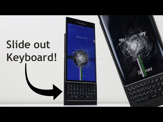 Unique Blackberry Priv Restoration - Android slider with keyboard
