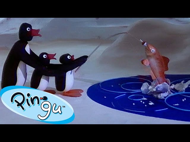 Pingu and the Big Fish 🐧 | Pingu - Official Channel | Cartoons For Kids