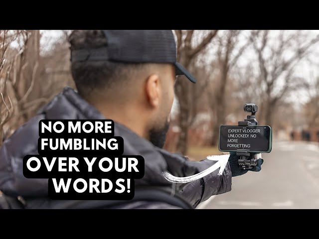 This DJI Pocket 3 Teleprompter hack is GENIUS (Only $20)