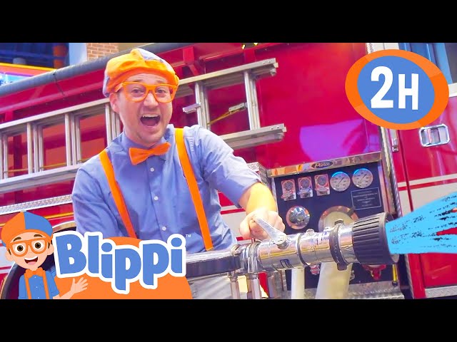 Blippi Visits a Children's Museum (Edventure) | 2 HOURS OF BLIPPI TOYS | Educational Videos for Kids