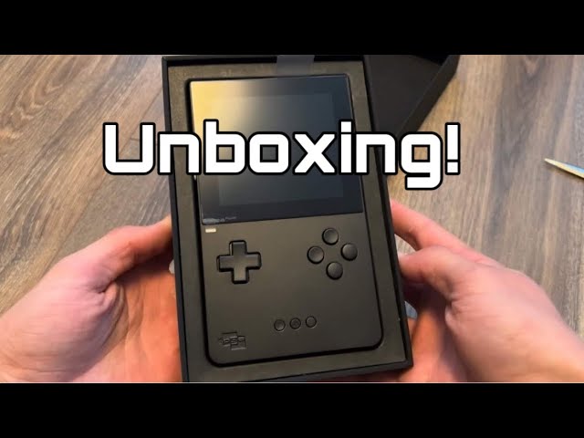 Unboxing and thoughts on the best GameBoy you can buy! (Analogue pocket)