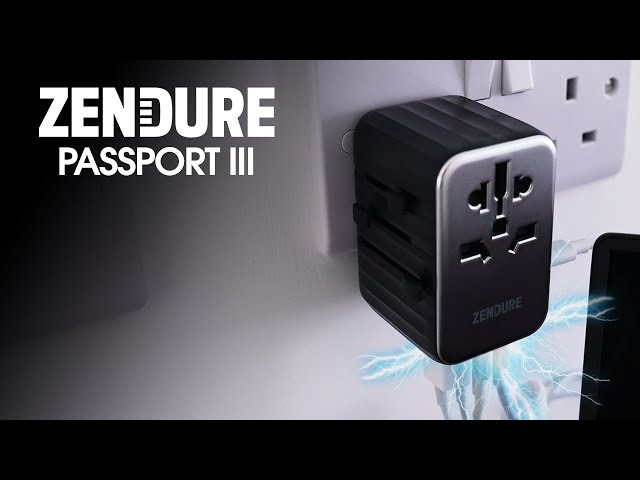 All-in-One 65W Adapter for Home & Travel - Zendure passport III