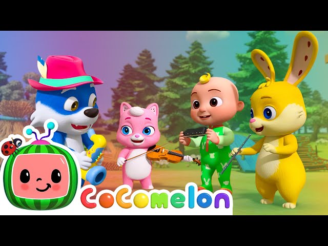The 3 Little Colorful Friends | CoComelon Animal Time| Moonbug Kids - Color Time