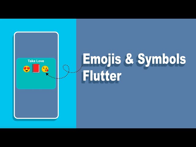 Flutter App Android Studio & VSCode Shows Emojis & Symbols