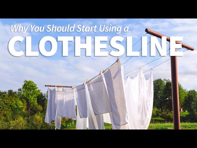 Why You Should Start Using a Clothesline 👚