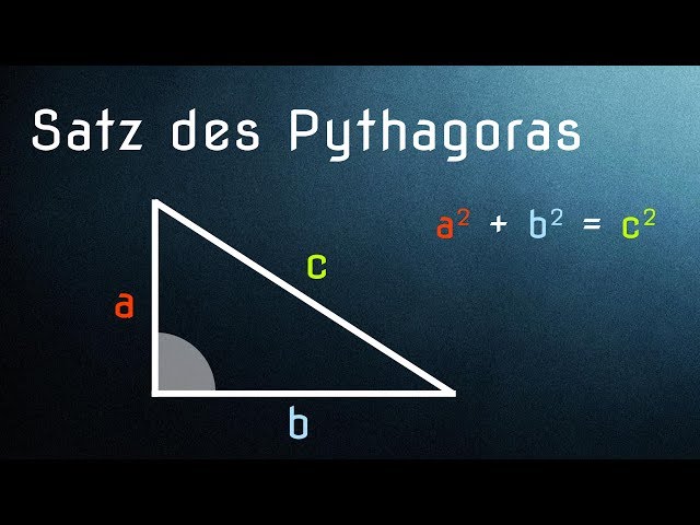 Satz des Pythagoras (einfach erklärt, Anwendung und Herleitung)