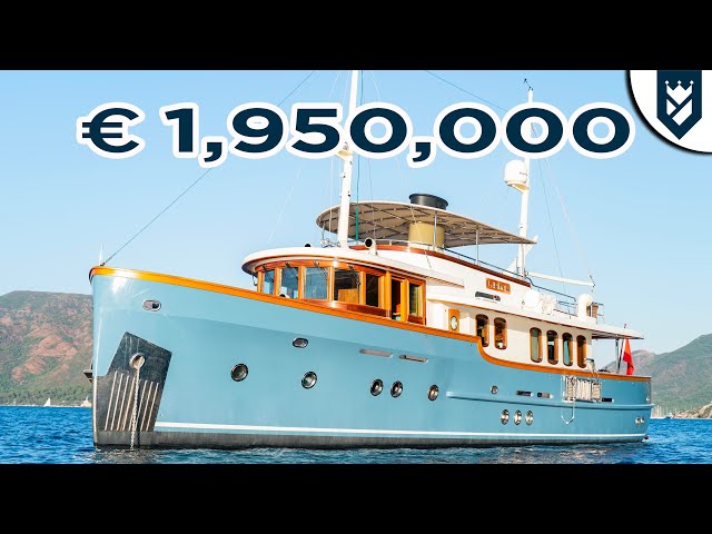 THIS €1,950,000 GENTLEMAN'S YACHT WILL MAKE YOU DREAM OF OWNING HER!   "LARIMAR"!!!!