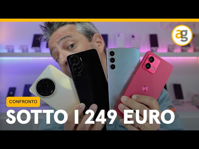 SMARTPHONE SOTTO i 249 EURO. CONFRONTO OTTOBRE 2023