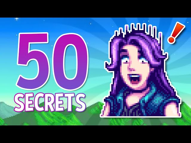 50 Rare Secrets Hidden in Stardew Valley