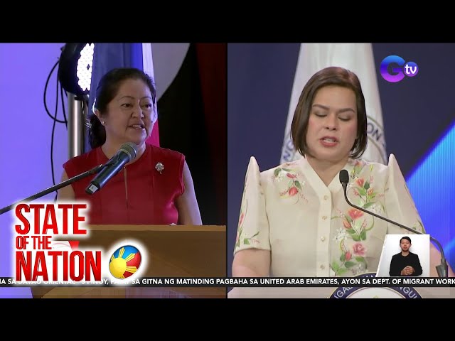First lady Liza Araneta-Marcos tungkol sa relasyon nila ni VP Sara Duterte: "bad shot... | SONA