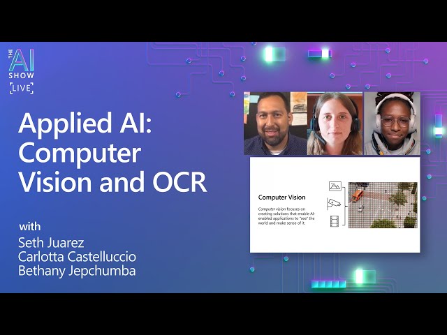Applied AI: Computer Vision and Optical Character Recognition (OCR)