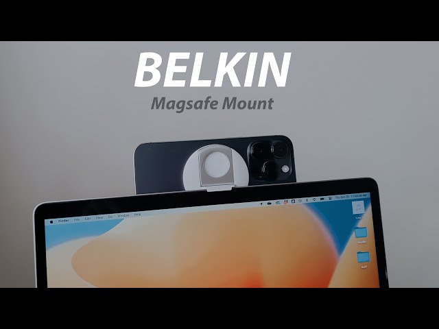 Belkin iPhone Mount with Magsafe || MacOS Continuity Camera.!