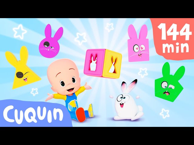Learn the shapes with Cuquín and Ghost's color cube and more educational videos for kids