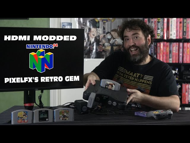 HDMI Nintendo 64 - PixelFX Retro Gem Shiny Edition - Adam Koralik
