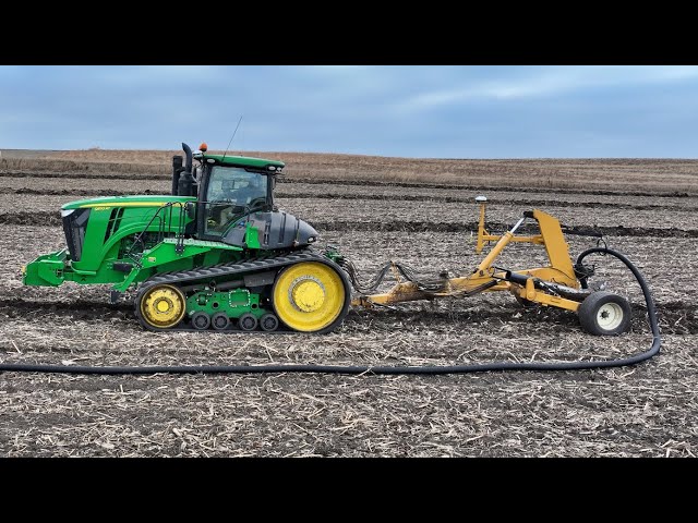 Plowing in tile with the 9570rt for the first time!