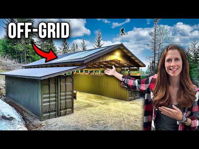Adding SOLAR POWER To Our Off-Grid CONTAINER Shop