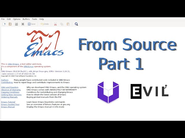 Emacs from Source Part 1: use-package and evil-mode