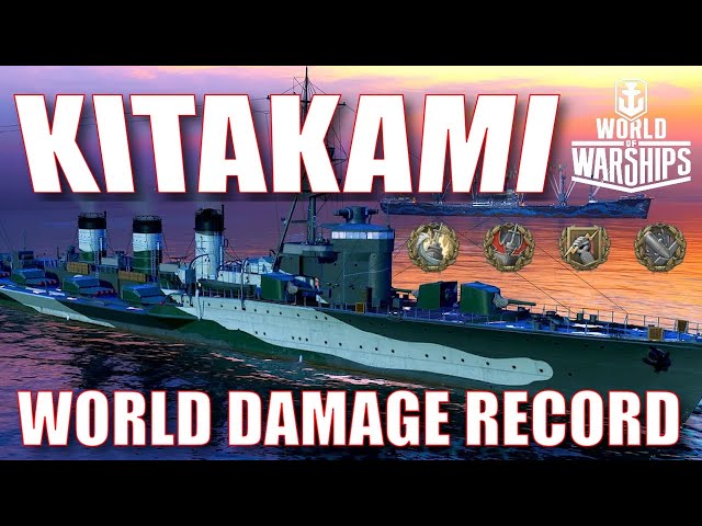 Kitakami World Record World of Warships Wows Best Gameplay Replays