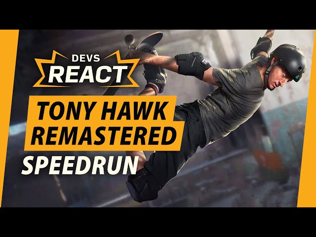 Tony Hawk's 1+2 Remaster Developers React to Speedrun