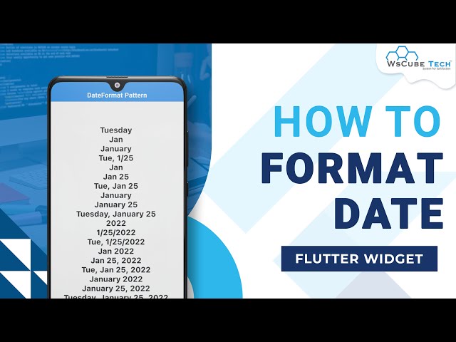 Flutter DateFormat: How to Format a Date? | Complete Tutorial [Hindi]