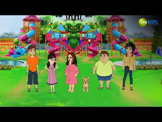 Magic Bhootu And Friends At The Park | Magic Bhootu | Super Power Kids Show | Zee Kids