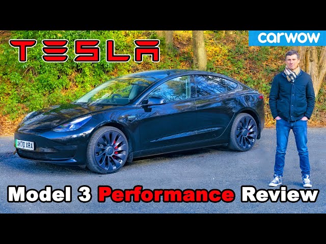 Tesla Model 3 Performance 2021 review: see how quick it is 0-60mph... And easy to drift!