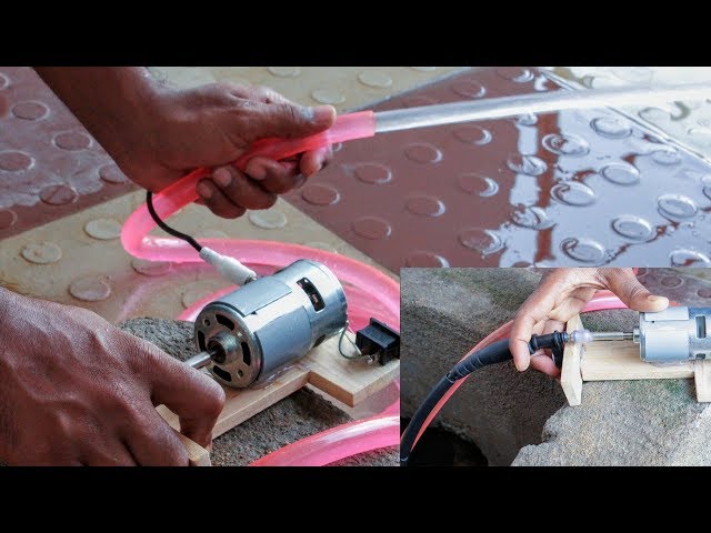 How to make a real submersible water pump