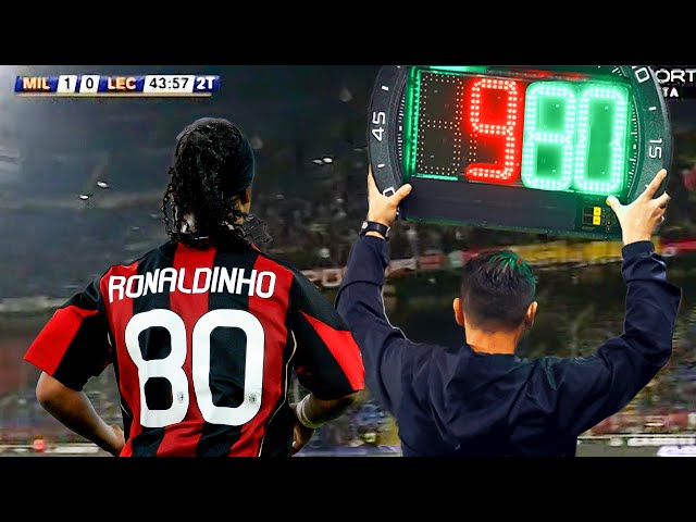 The Day Ronaldinho Substituted & Showed Who Is The Boss