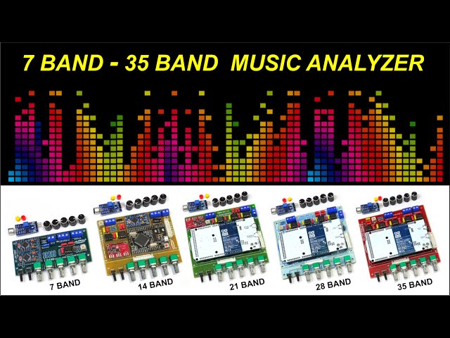 Music Spectrum Analyzer Module 7 Band - 35 Band Demo
