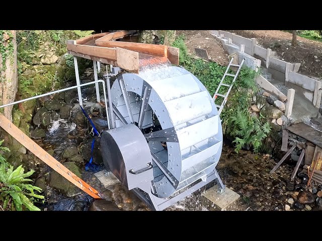 Powering An Old Mill -  1.5 Kw Lake District Overshot Waterwheel Project Part 2