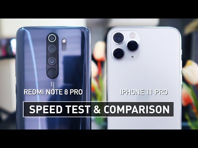 Redmi Note 8 Pro vs iPhone 11 Pro SPEED TEST | Zeibiz